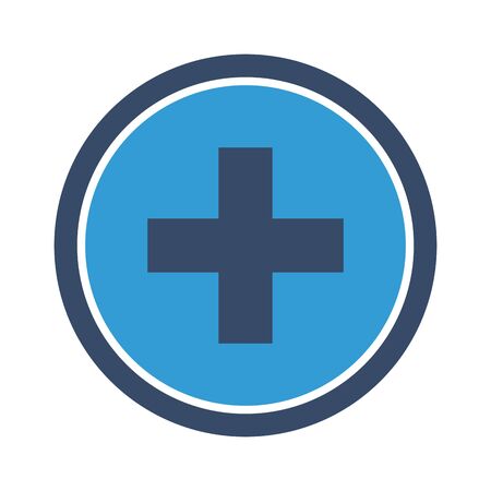 Add  icon isolated on abstract backgroundのイラスト素材