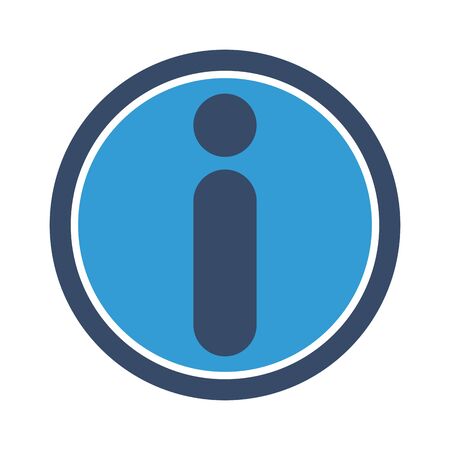 Information  icon isolated on abstract backgroundのイラスト素材