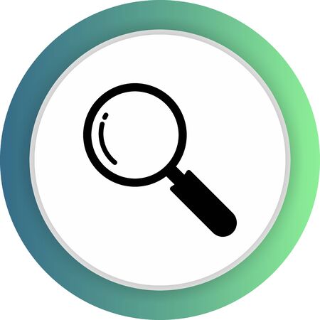 Search  icon isolated on abstract backgroundのイラスト素材