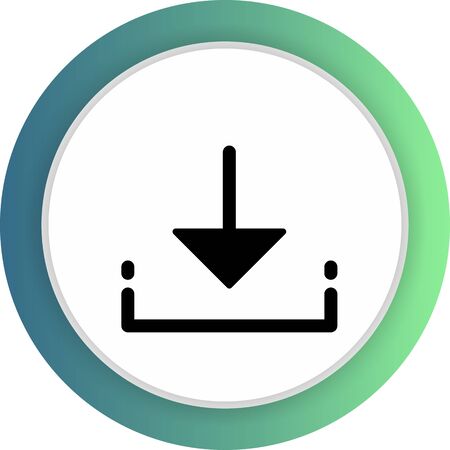 Download  icon isolated on abstract backgroundのイラスト素材