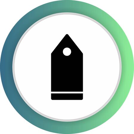 Tag  icon isolated on abstract backgroundのイラスト素材