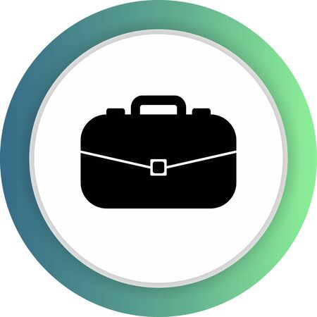 Briefcase  icon isolated on abstract backgroundのイラスト素材