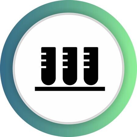 Test  icon isolated on abstract backgroundのイラスト素材