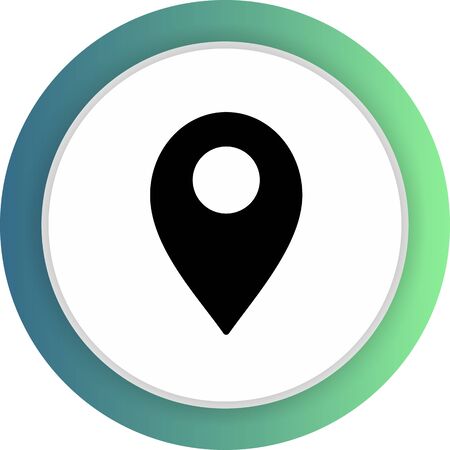 Location  icon isolated on abstract backgroundのイラスト素材