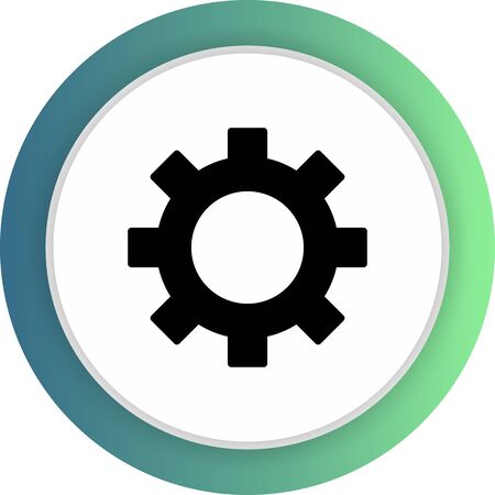 Setting  icon isolated on abstract backgroundのイラスト素材