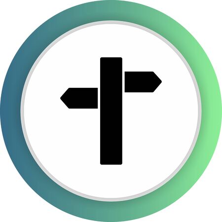 Direction  icon isolated on abstract backgroundのイラスト素材