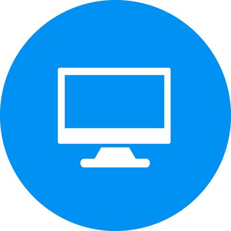 Monitor  icon isolated on abstract backgroundのイラスト素材