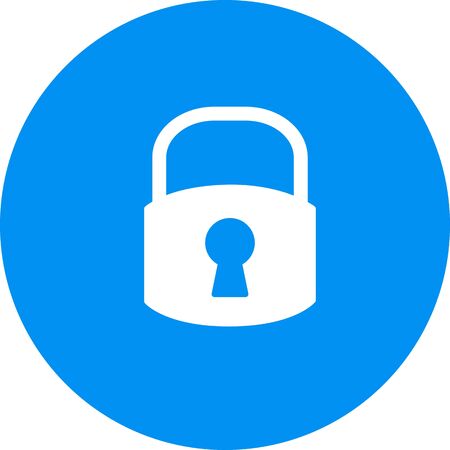Lock  icon isolated on abstract backgroundのイラスト素材