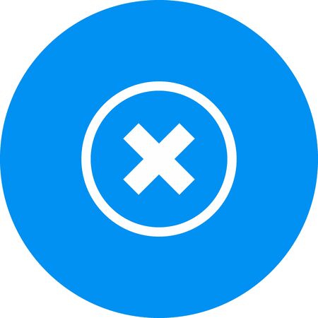 Canceled  icon isolated on abstract backgroundのイラスト素材
