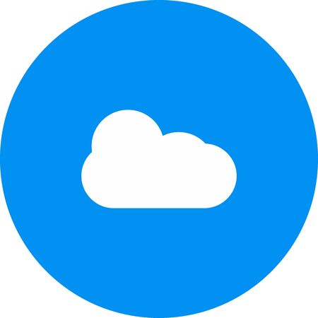Cloud  icon isolated on abstract backgroundのイラスト素材