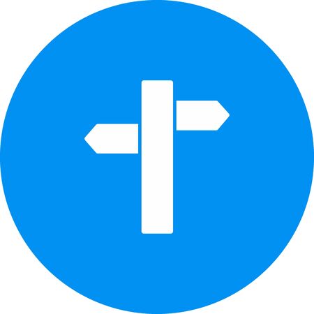 Direction  icon isolated on abstract backgroundのイラスト素材