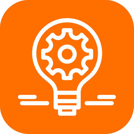 Bulb Icon illustrationのイラスト素材