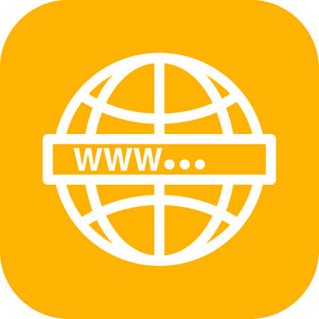 world Icon design illustrationのイラスト素材