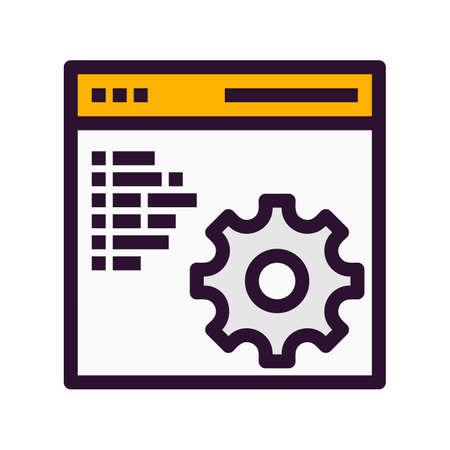 website Icon design illustrationのイラスト素材