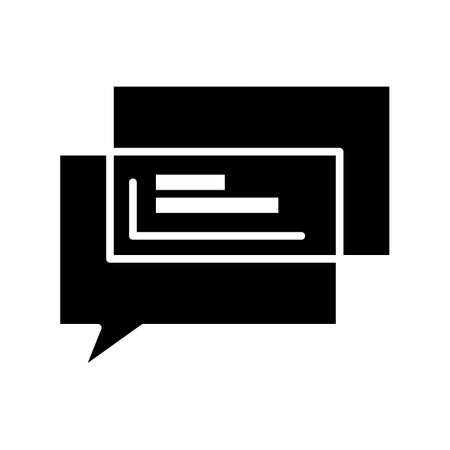 Chat Icon design illustrationのイラスト素材