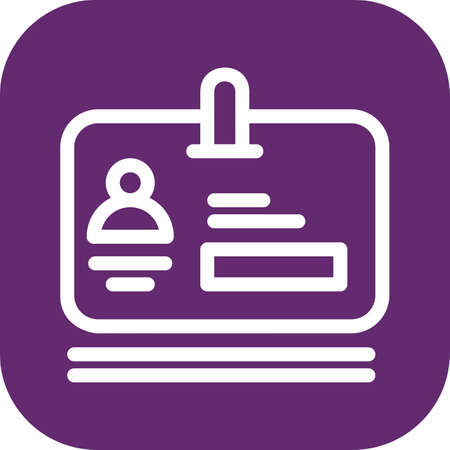 office card Icon design illustrationのイラスト素材