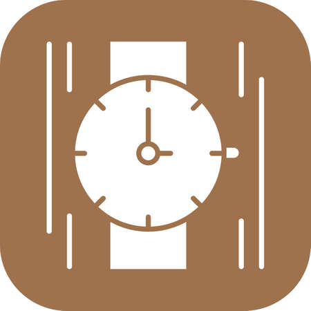 hand watch Icon design illustrationのイラスト素材