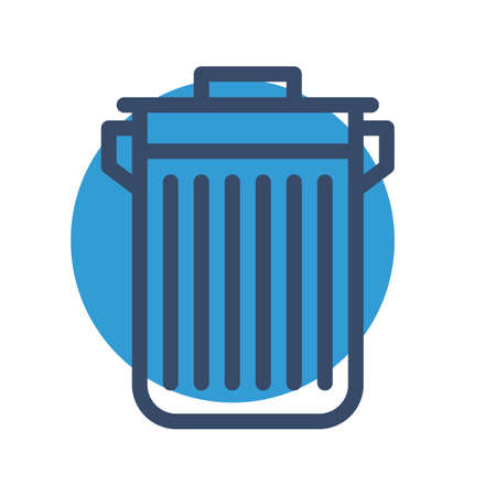 trash Icon design illustrationのイラスト素材