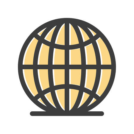 Earth Icon design illustrationのイラスト素材