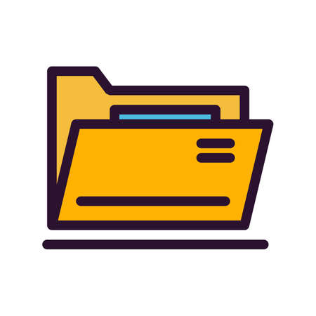 folder Icon design illustrationのイラスト素材