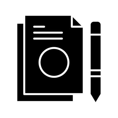 Document Icon design illustrationのイラスト素材