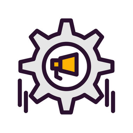 setting Icon design illustrationのイラスト素材