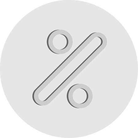 vector percentage Iconのイラスト素材