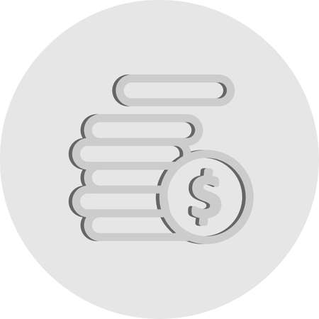 vector Coin Iconのイラスト素材