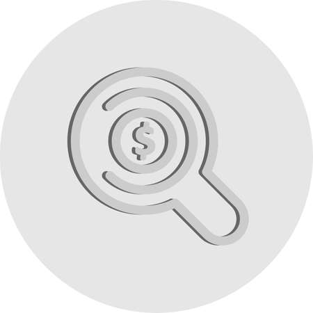 vector search Iconのイラスト素材