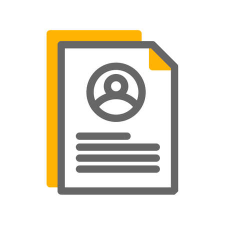 vector profile Iconのイラスト素材