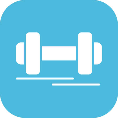 vector weightlifting Iconのイラスト素材