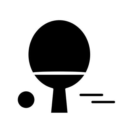 vector table tennis Iconのイラスト素材