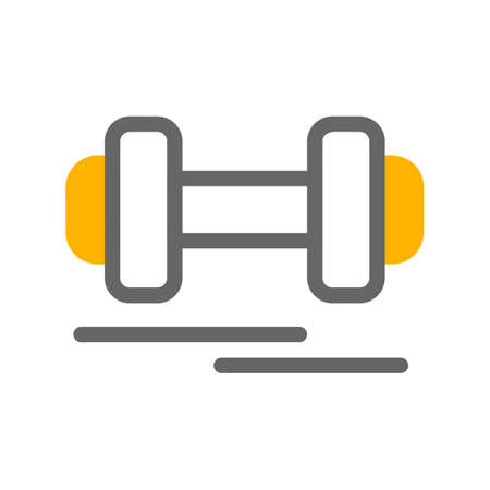 vector weightlifting Iconのイラスト素材
