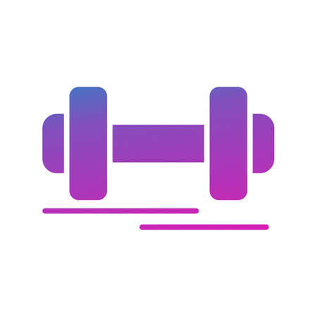 vector weightlifting Iconのイラスト素材