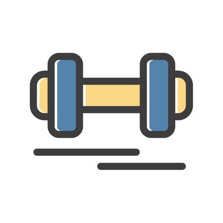 vector weightlifting Iconのイラスト素材