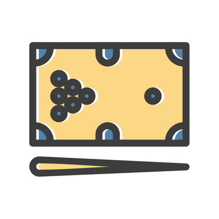vector Billiards Iconのイラスト素材