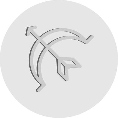 vector Archery Iconのイラスト素材