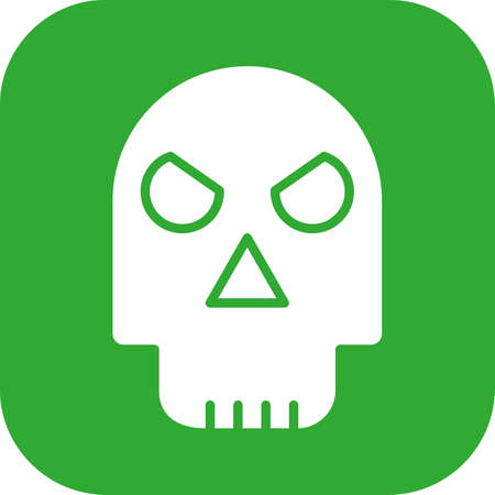 vector skull Iconのイラスト素材