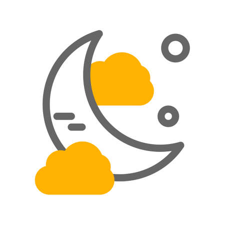 vector midnight Iconのイラスト素材