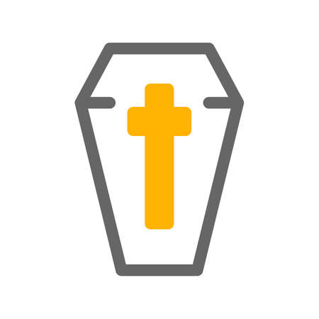 vector Coffin Iconのイラスト素材