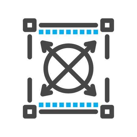 vector full screen Iconのイラスト素材