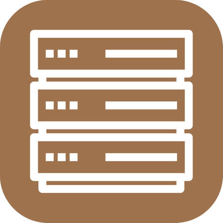 vector server Iconのイラスト素材