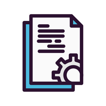 vector Document Iconのイラスト素材