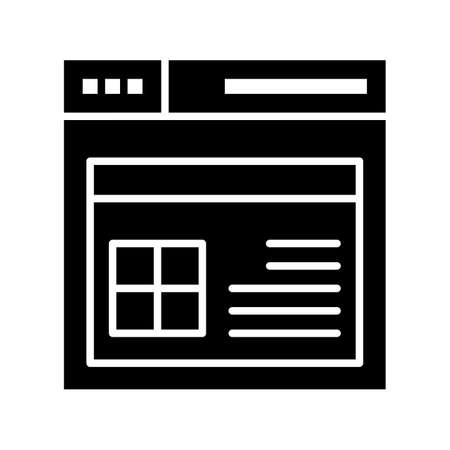 vector webpage Iconのイラスト素材