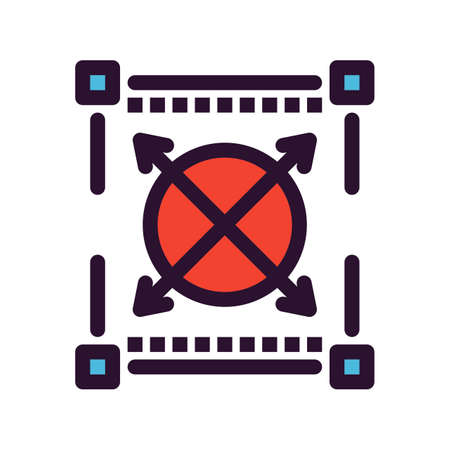 vector full screen Iconのイラスト素材