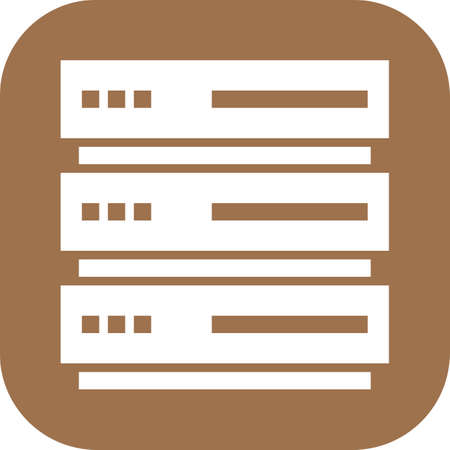 vector server Iconのイラスト素材