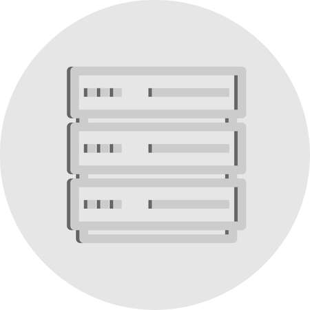 vector server Iconのイラスト素材