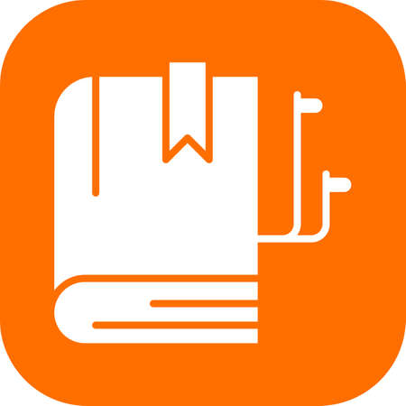 vector book Iconのイラスト素材