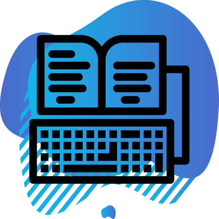 vector book Iconのイラスト素材