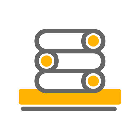 vector towel Iconのイラスト素材